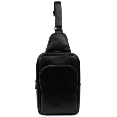 Luxury sling, leather backpack on one shoulder TARWA GA-0105M-4lx in medium size
