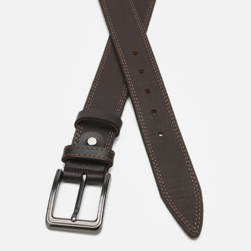 Чоловічий шкіряний ремінь Borsa Leather Cv1gnn14-115