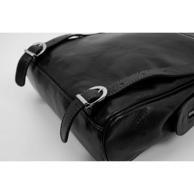 Leather Backpack - The Sun Also Rises - Black Time Resistance 5211801
