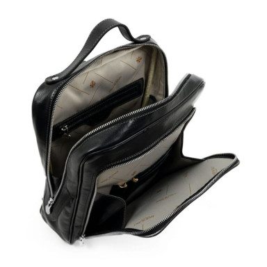 Leather Backpack - The Sun Also Rises - Black Time Resistance 5211801