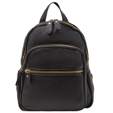 Кожаный женский рюкзак BUFFALO BAGS MB172black