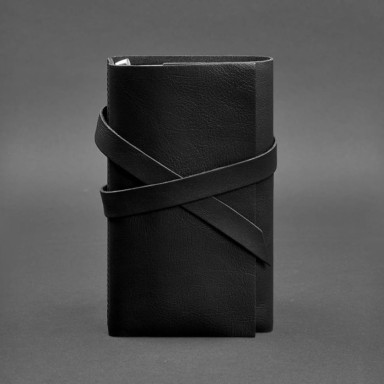 Leather notepad (Soft-beech) 1.0 black