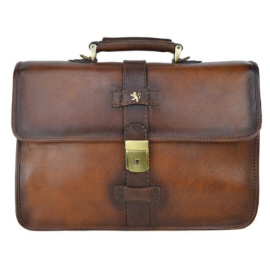 Pratesi BMA458 - Briefcase Anghiari in cow leather Briefcase Anghiari Brown
