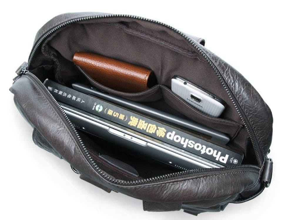 Вертикальна шкіряна сумка трансформер: рюкзак, сумка, крос-боді, сіра 7065J