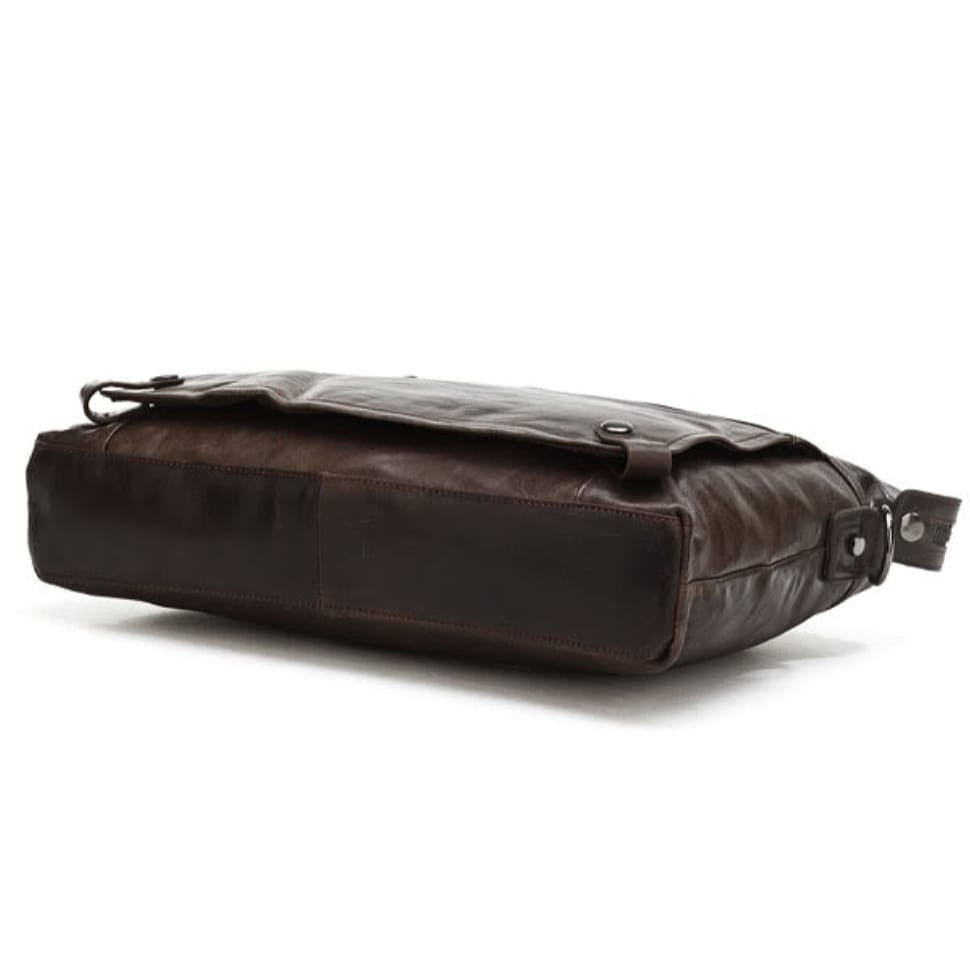 Genuine leather bag for every day, brown 7120C