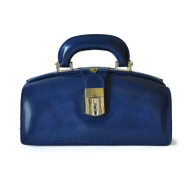 Pratesi RBL120/N - Lady Brunelleschi Bag in cow leather Radica Blue