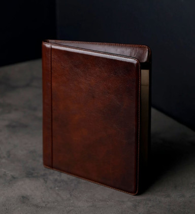 Leather Portfolio for Women - Something Fresh -  Brown color -  Time Resistance 5246001W
