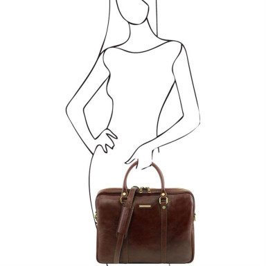 Сумка шкіряна для ноутбука Tuscany Leather Prato TL141283