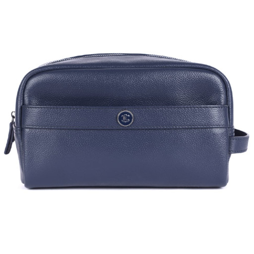 Несесер шкіряний Brampton London Aqualuxe Navy (Синій)