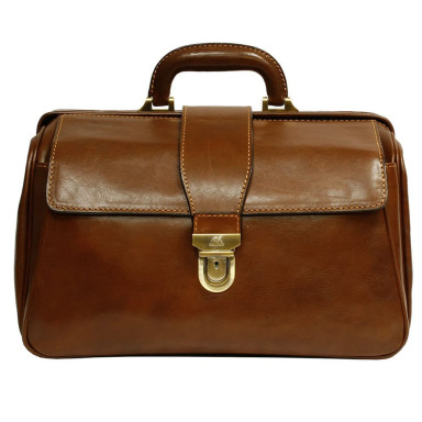 Саквояж портфель Italico 8051 cognac коньячний
