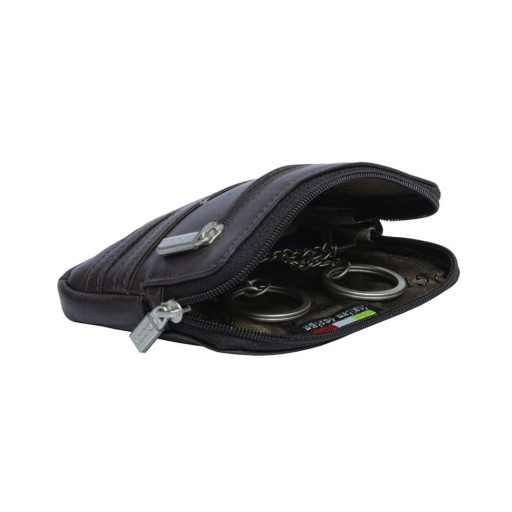 Ключница кожаная Cortina 5069 moro коричневый