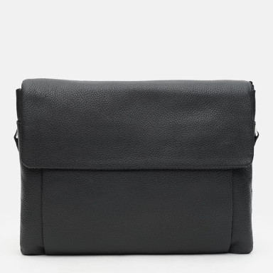 Men's leather bag Keizer K18858bl-black