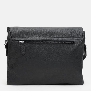 Men's leather bag Keizer K18858bl-black