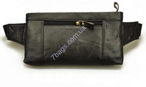 Шкіряна сумка чоловіча або жіноча на пояс і талію з натуральної шкіри