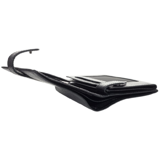 Шкіряне портмоне BOND 527-281 чорний флотар