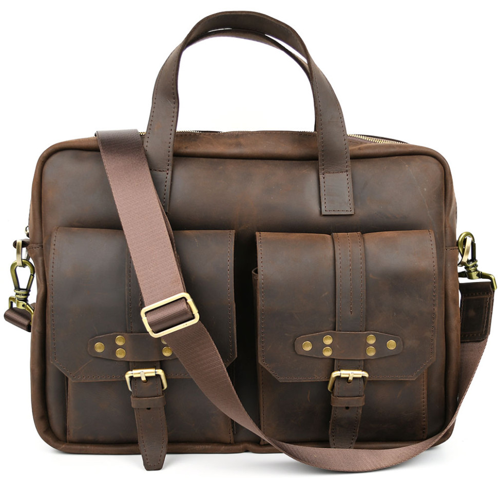 Портфель TARWA RC-3961-4lx кожаный, винтажный дизайн