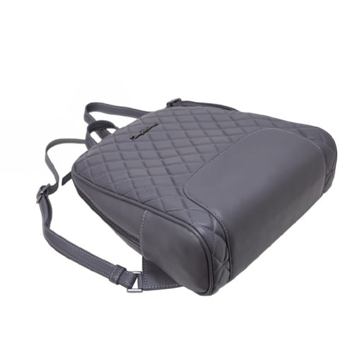 Рюкзак шкіряний TONY BELLUCCI 0135-2003 сірий