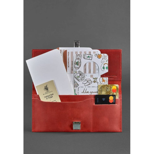 Шкіряний жіночий тревел-кейс Journey 2.0 Корал