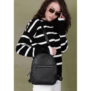 Groove S Leather Backpack black floatar