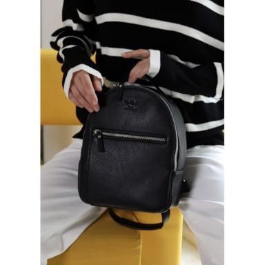 Groove S Leather Backpack black floatar