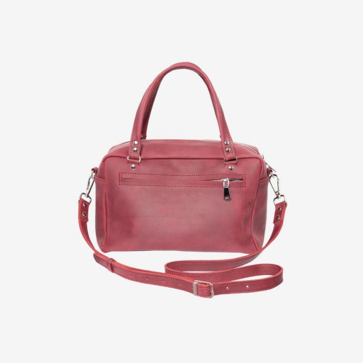 Сумка жіноча Бочонок, колір - Бордовий 036м
