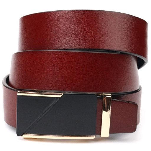 Двосторонній ремінь для чоловіків з натуральної шкіри Vintage 21479