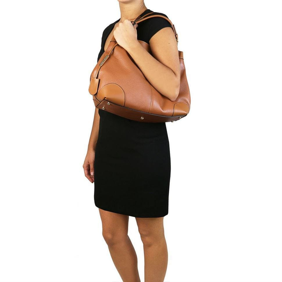 Мяка шкіряна сумка жіноча Tuscany Ambrosia TL141516