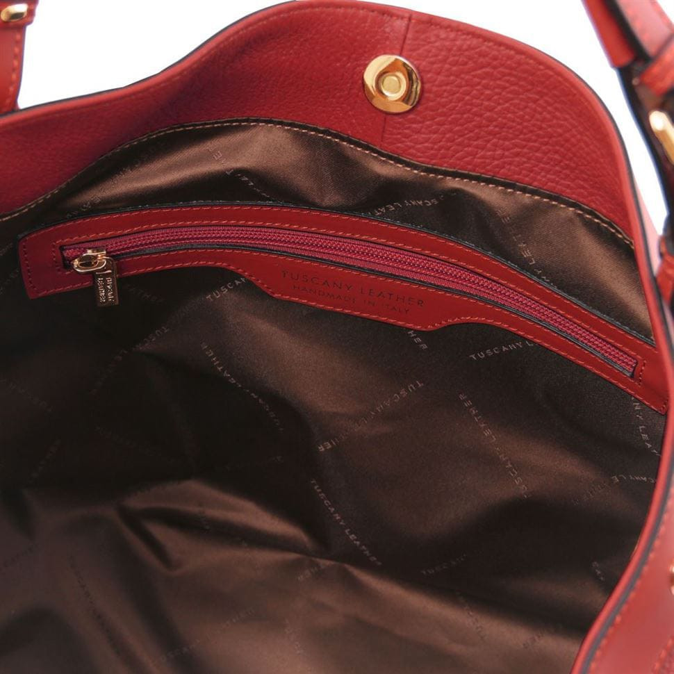 Мяка шкіряна сумка жіноча Tuscany Ambrosia TL141516