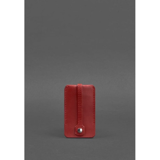 Шкіряна ключниця 1.0 червона Краст