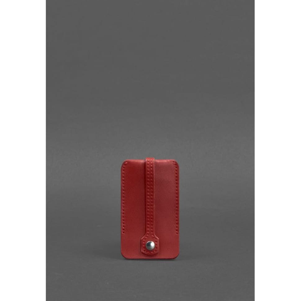 Шкіряна ключниця 1.0 червона Краст