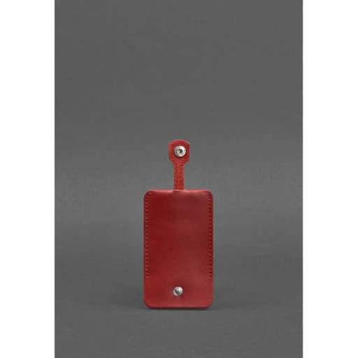 Шкіряна ключниця 1.0 червона Краст