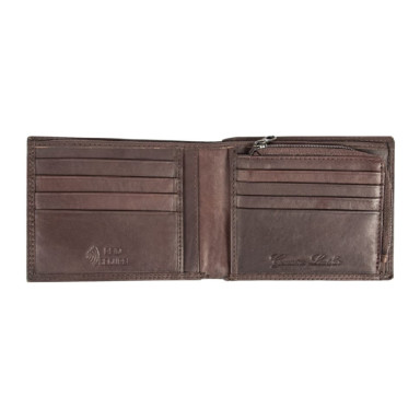 Leather wallet for men Ridgeback JBNC39MN Brown