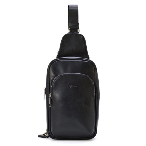 Люксовий слінг, шкіряний рюкзак на одне плече TARWA GA-0105-4lx