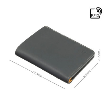 Mens Wallet Visconti VSL41 Clipper (Grey/Mustard)