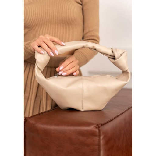 Жіноча шкіряна сумка Kalach Світло-бежева