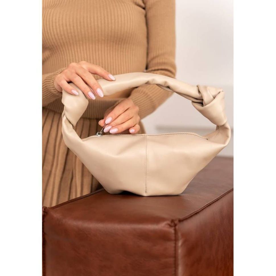 Жіноча шкіряна сумка Kalach Світло-бежева