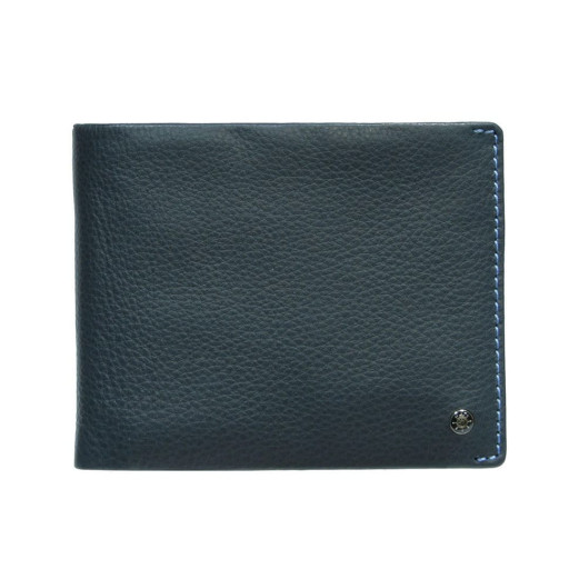 Leather wallet Timone 11163 navy blue