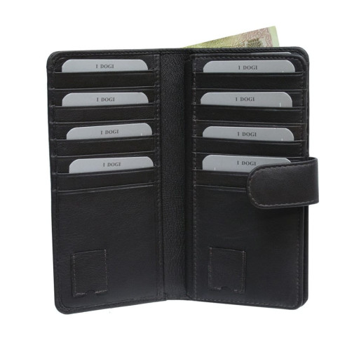 Шкіряне портмоне Cortina 5074 moro коричневий