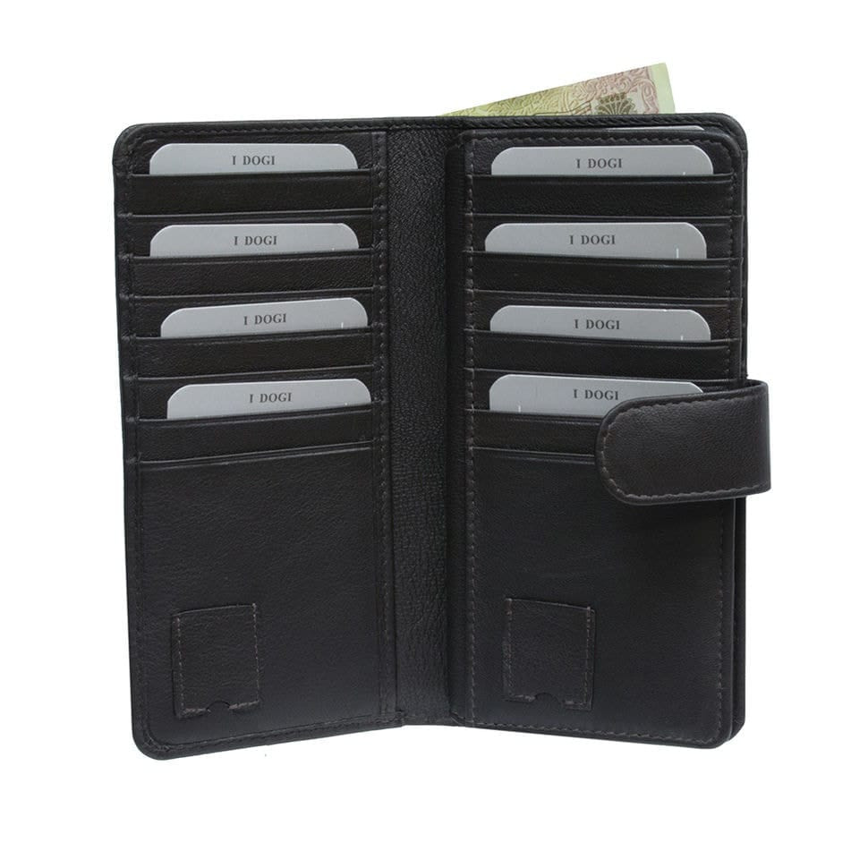 Шкіряне портмоне Cortina 5074 moro коричневий