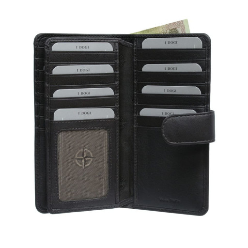 Шкіряне портмоне Cortina 5074 moro коричневий