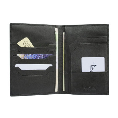 Leather wallet Contatto 3051 moro brown
