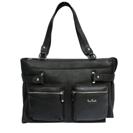 Сумка шкіряна Contatto 9060 коричневий