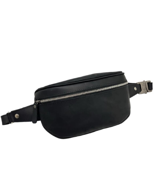 Чорна шкіряна сумка на пояс Newery N40298KA