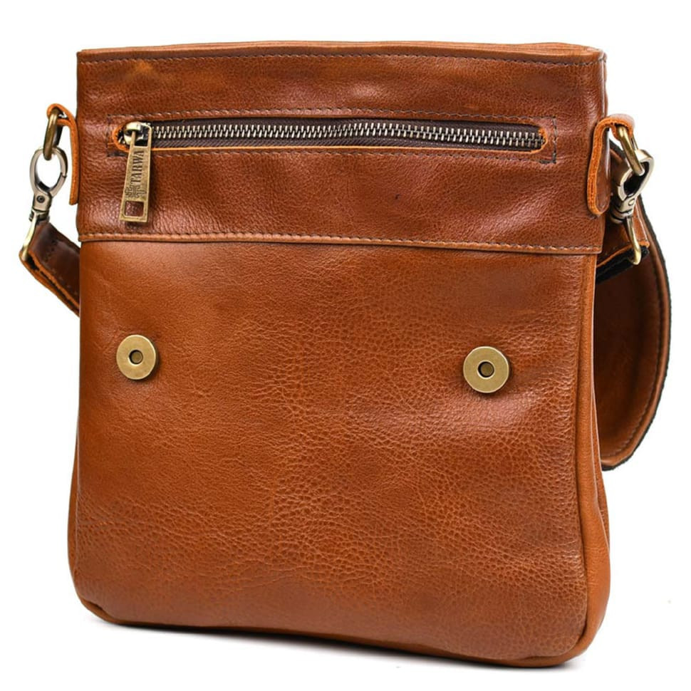 Чоловіча сумка через плече GB-0022-4lx TARWA на 2 відділення шкіра наппа