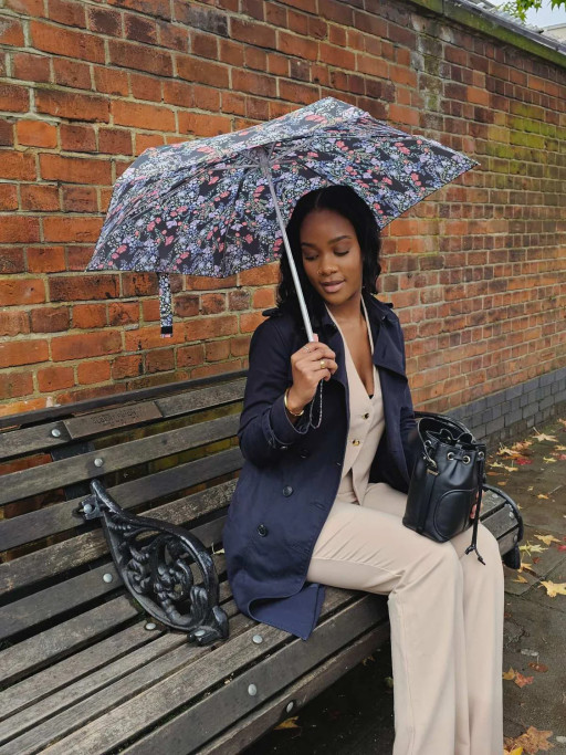 Жіноча міні парасолька Fulton L501 Tiny-2 Meadow Fields (Лугові поля)