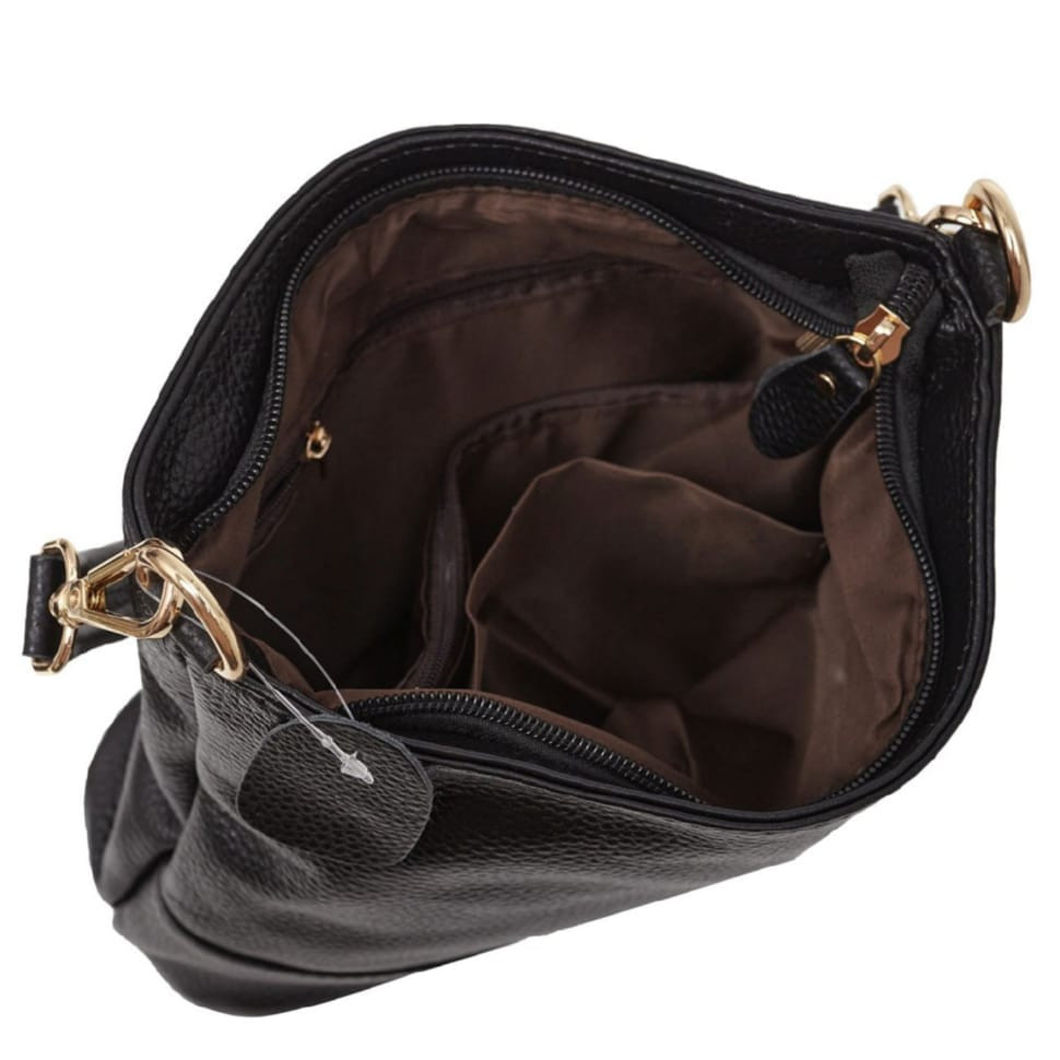 Сумка жіноча з натуральної шкіри MB1193black