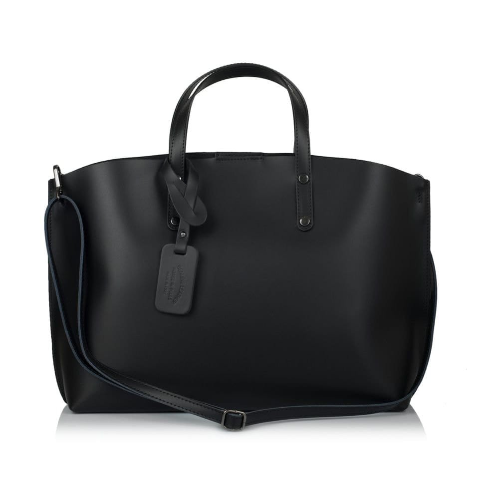 Virginia Conti Italy leather bag for women - Art2094black