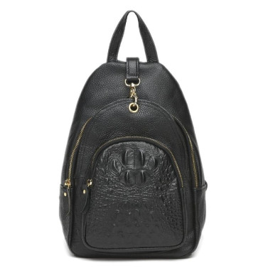 Жіночий шкіряний рюкзак Keizer K1315-black