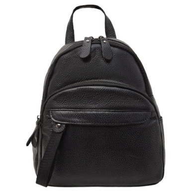 Кожаный женский рюкзак BUFFALO BAGS M319A черный