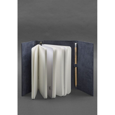 Leather notepad (Soft-beech) 1.0 blue